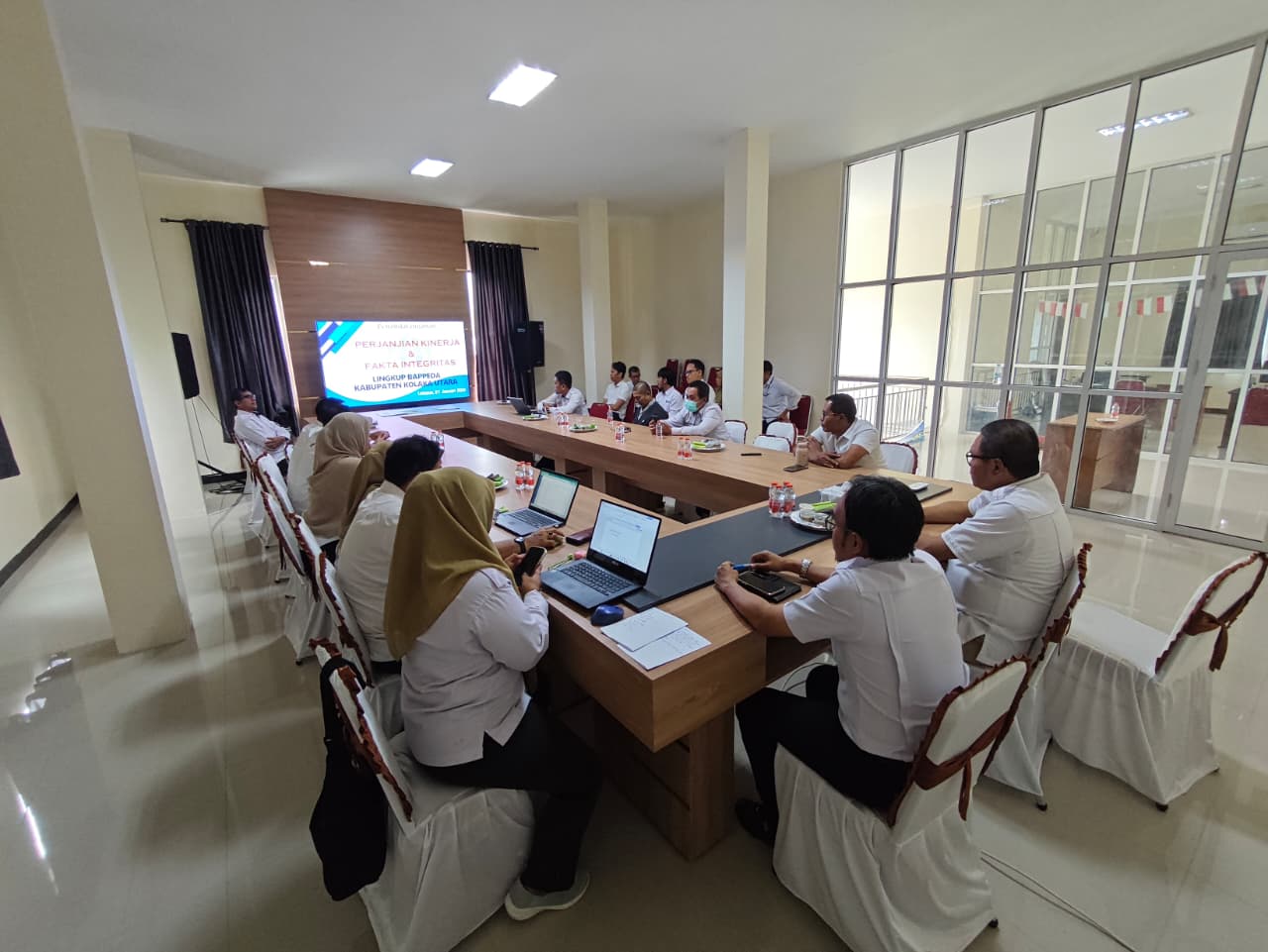 Penandatangan Pakta Integritas Bappeda