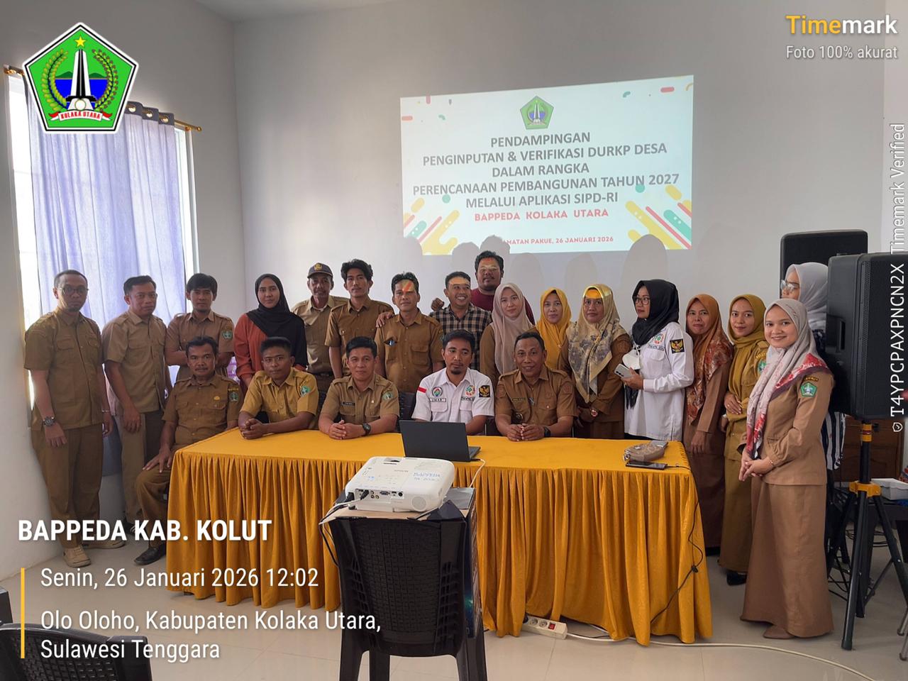 Pendampingan Penginputan Usulan Desa dalam Aplikasi SIPD-RI Tahun 2027 Kecamatan Pakue